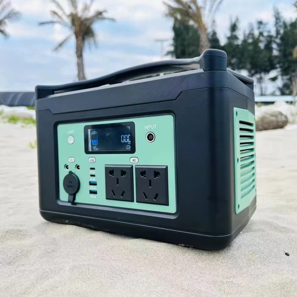 

Outdoor Camping 600W Solar Generator Home Emergency Backup Portable Power Pack Power Station