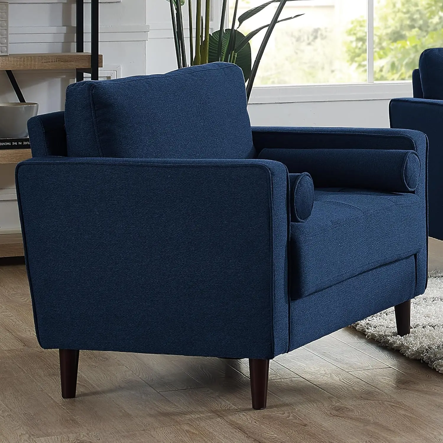 Lifestyle Solutions Lexington Armchair, Navy Blue