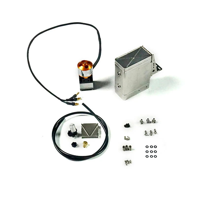 Zbiornik pompy oleju LESU 1/14 model ciężarówki zabawka zbiornik ze stali nierdzewnej zintegrowany zmodyfikowany samochód Y-1522