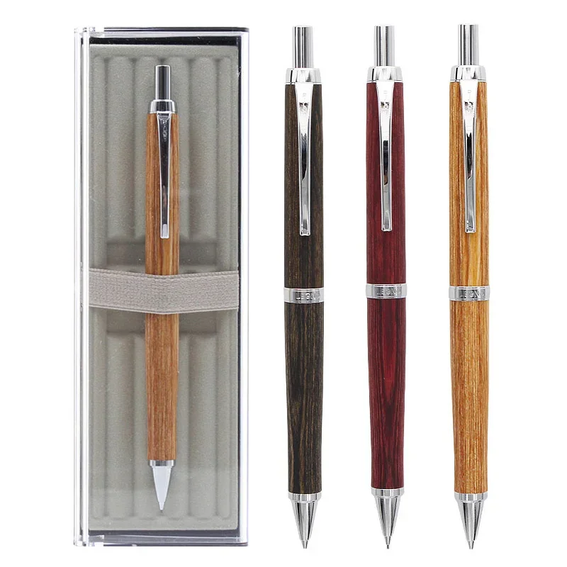 1Pcs The New PILOT LEGNO Advanced Mechanical Pencil Natural Birch Pen HLE-250K 0.5MM Multi-Color Optional