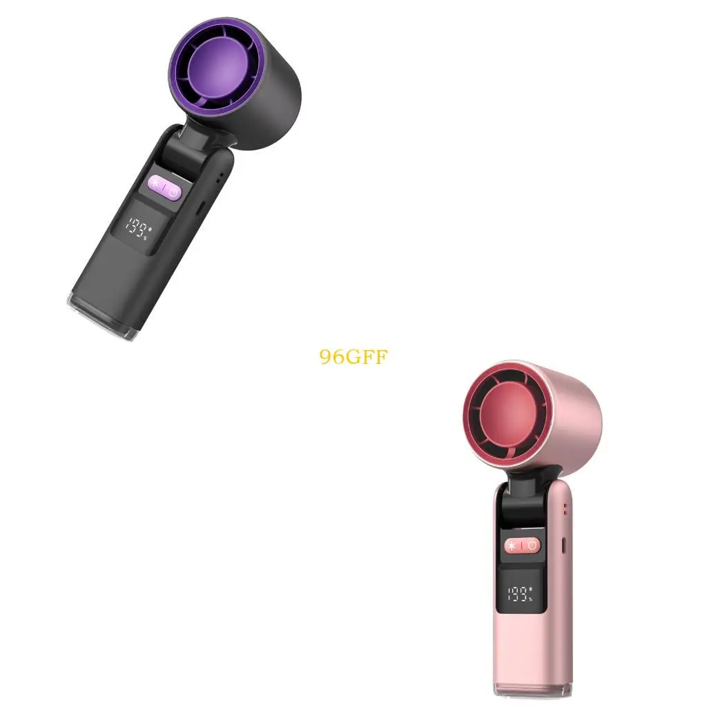 

96GF складной беспроводной вентилятор вентилятор вентилятор портативного отверстия двигателя Duster Duster 199 Speed для женщин