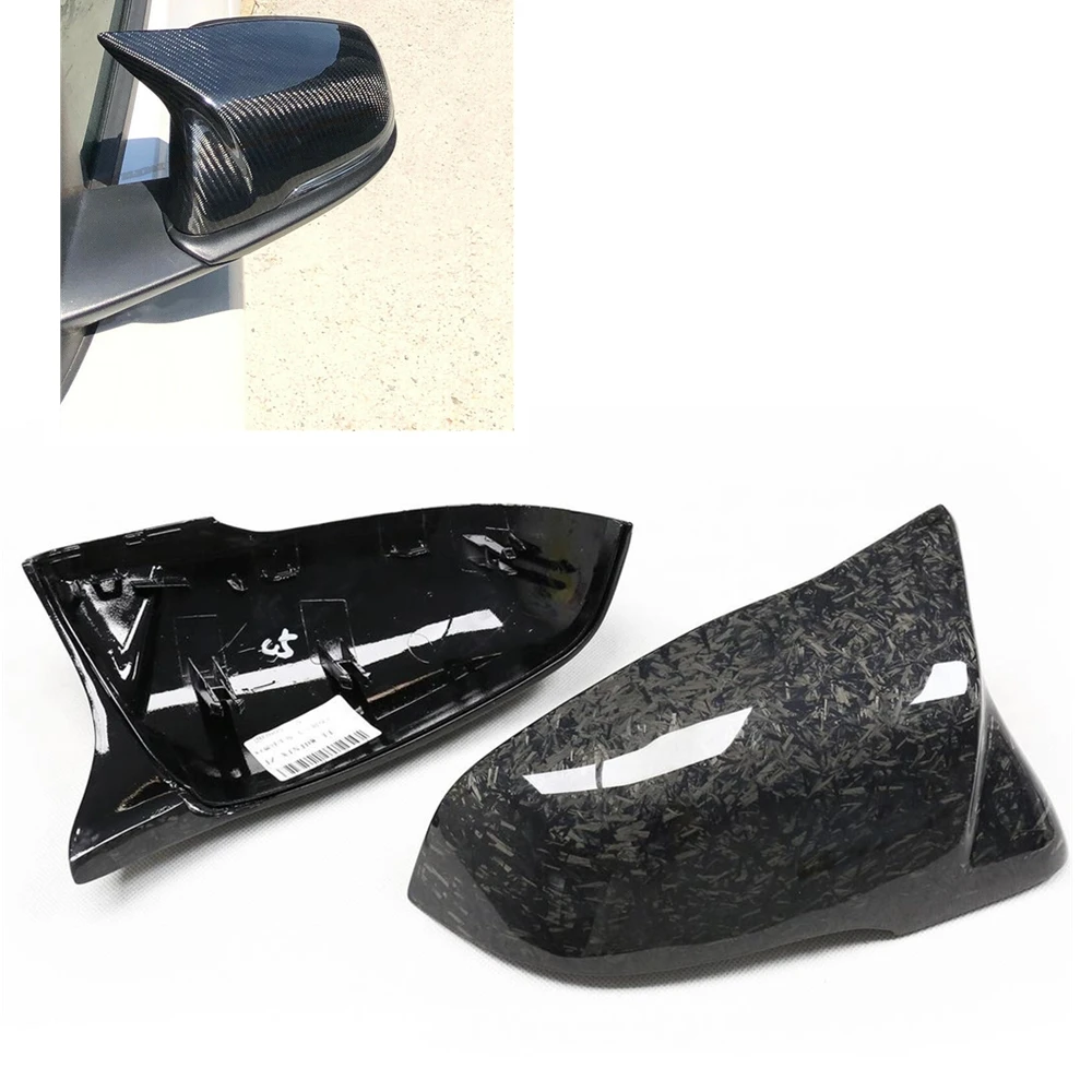 

For Toyota Toyota GR Supra A90 2018-2020 F48 Z4 G29 Replacement Carbon Fiber Exterior Rear View Mirror Cover Shell Caps Clip On