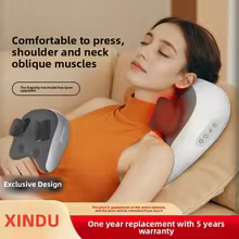 SPA Portable Pillow Massager Lazy Person Leading Shoulder Professional Super Strong Neck Massage Wireless Warm Pillow Type Massa - AliExpress