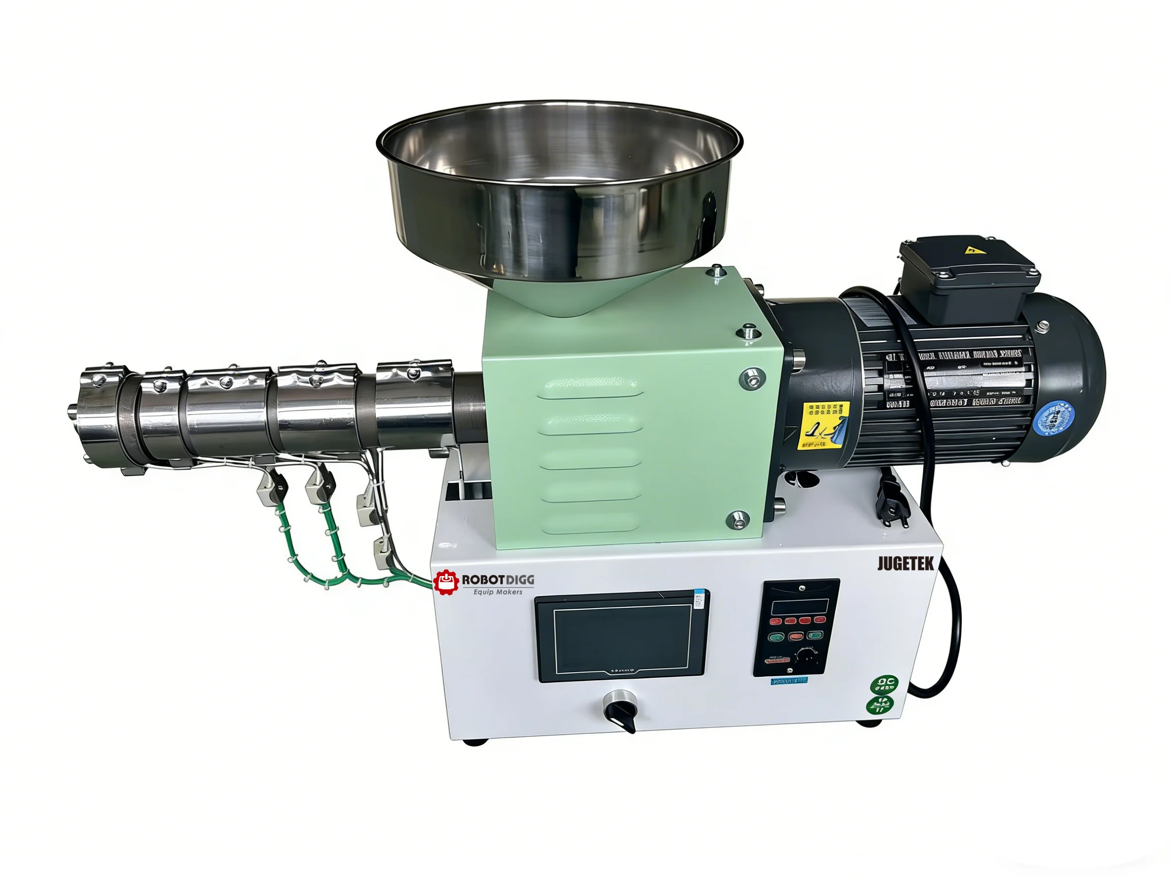 Mini Single Screw Plastic Extruder Machine, Low Power Stable 3D Printing Filament Maker