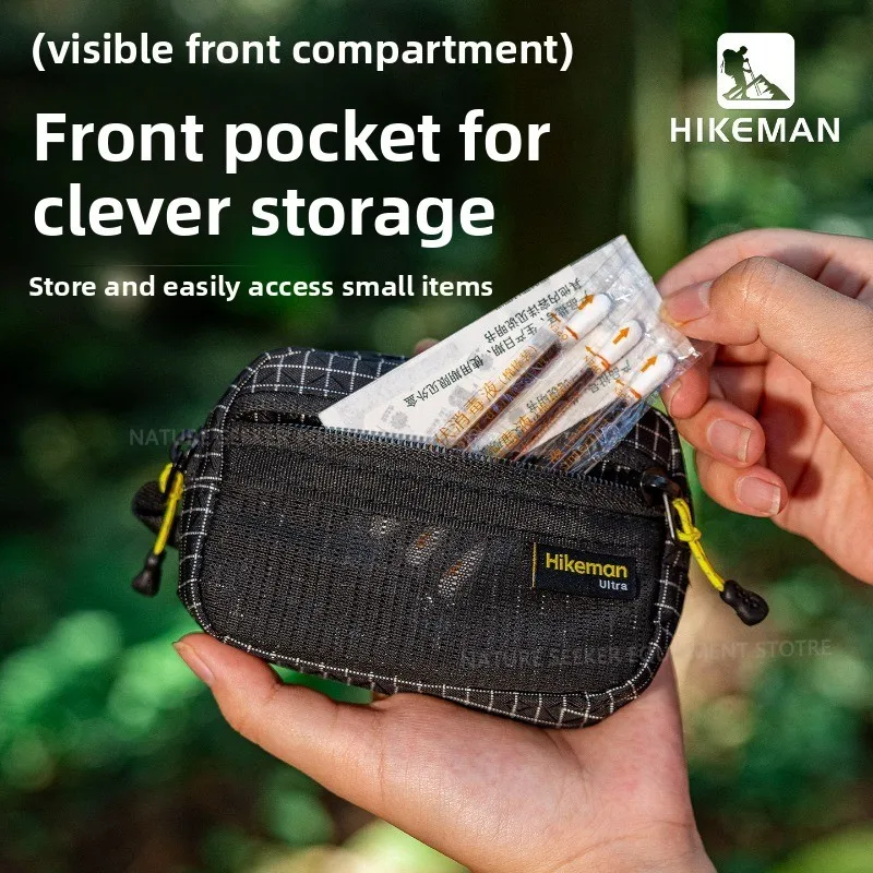 HIKEMAN التكتيكية EDC الحقيبة 35 جرام خفيفة UHMWPE مقاوم للماء المنظم حقيبة للتخييم التنزه السفر في الهواء الطلق Pokect #2