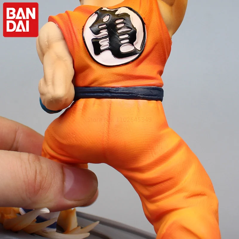 Modèle de figurines d'action Dragon Ball Anime, ornements de renforcement du sacrifice, le plus fort Earthman Wukong, tenue à la main Krmonary, Kawaii, Gk