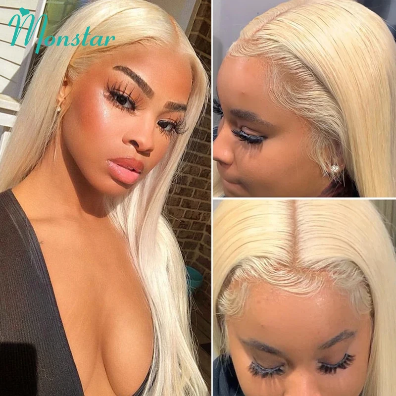 5x5 Closure Wig 13x4 13x6 360 613 Blonde Lace Frontal Wig 30 32 34 Inch Brazilian Straight Lace Front Human Hair Wigs for Woman