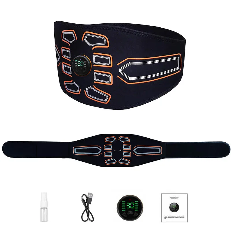

Smart Muscle Toner Waist Abdominal Toning Belt Abs Trainer Abdominal Massager Home Office Workout Fitness Equiment