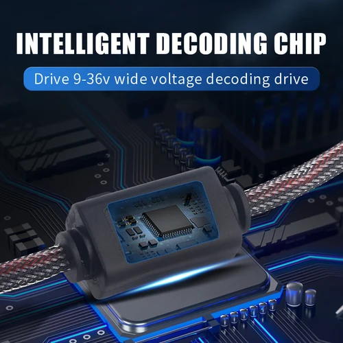 Imagen 2 del producto Bombilla LED para faros delanteros H11, luz antiniebla para coche 9005 HB3 9006 HB4 9012 H7 H1 H3 H4, lámpara automática Canbus bicolor blanca y amarilla 90W 2 uds