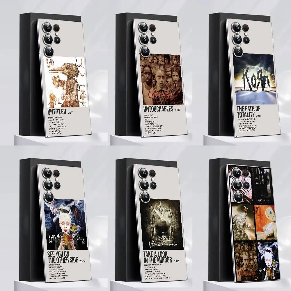 

K-Korn Untouchables Untitled Phone Case For Samsung S30,S25,S24,S23,S21,S22,S20,S10,5G,FE,lite,PIus,Ultra Transparent Cover