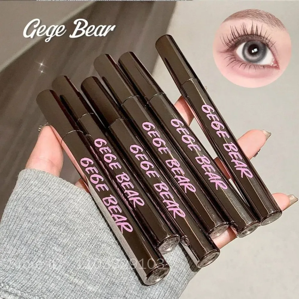 Seidenfaser-Mascara, die die Wimpern verlängert, Wimpernverlängerung, wimpern, wasserdicht, schnell trocknend, braun, schwarz, Curling-Mascara Comestic