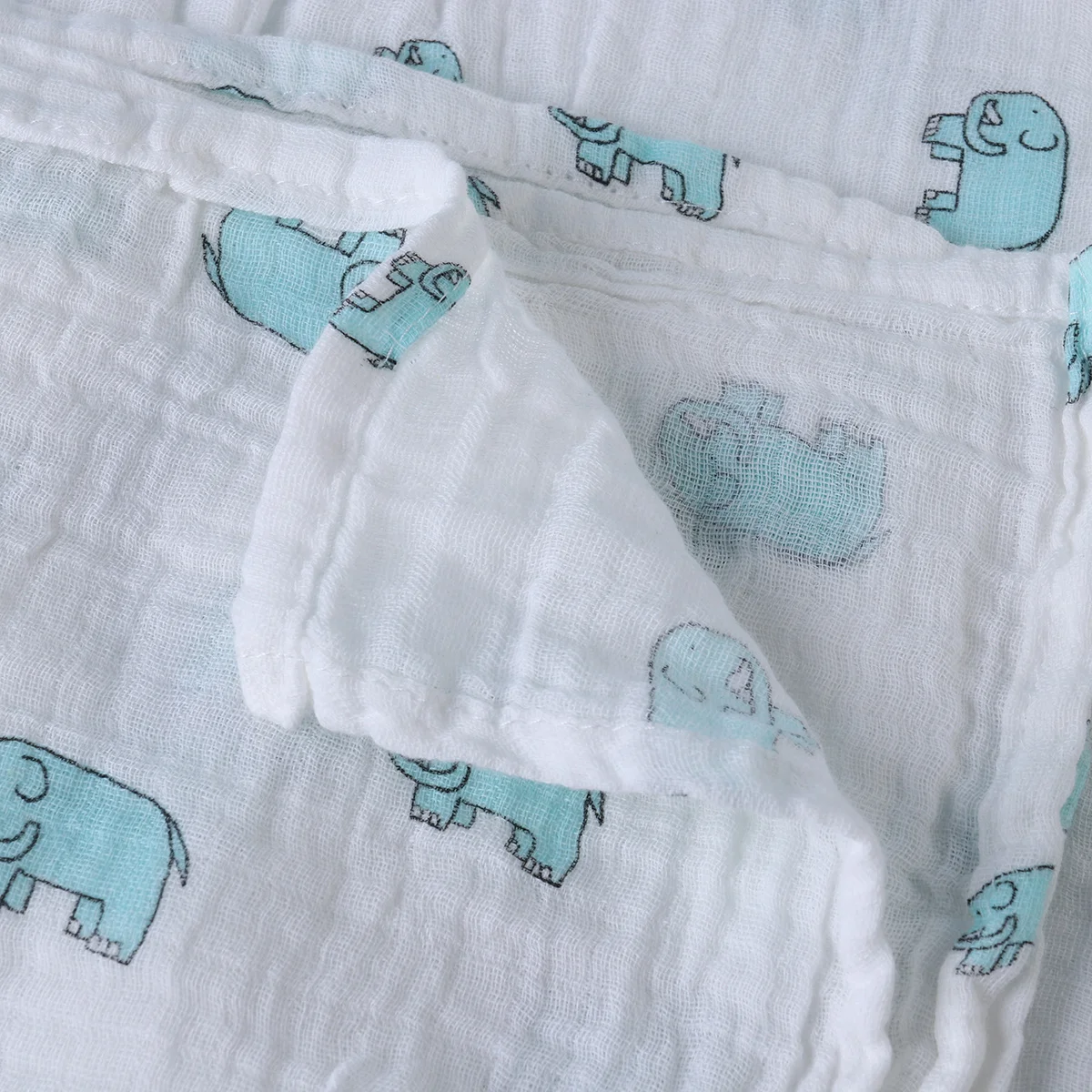 Selimut Bedong Bayi Katun Muslin Lembut dan Bernapas untuk Bayi Baru Lahir, Selimut Mandi dan Tidur