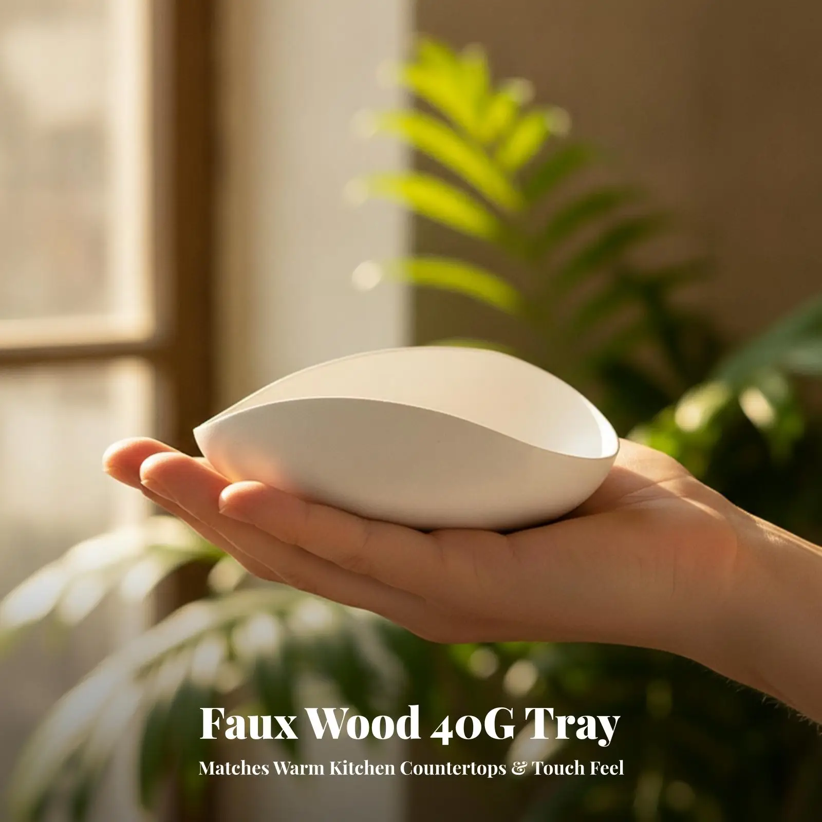 Coffee Bean Tray with Spout | 304 Stainless Steel Construction, Sloped Sides for Clean Pouring, Home