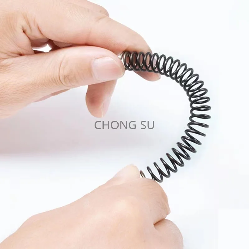 5 stks/partij Aanpassen 1.5mm 65MN Staal Micro Kleine Drukveer OD 21/22/23/24/25/26/27/28/29mm Lengte: 10mm-100mm