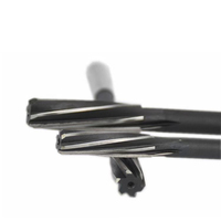 1Pc HSS Reamer Chucking Machining Tool Spiral Flute Cutting H7 Straight Shank Diameter 5.5-6.9mm for Metal Steel Hole Drill