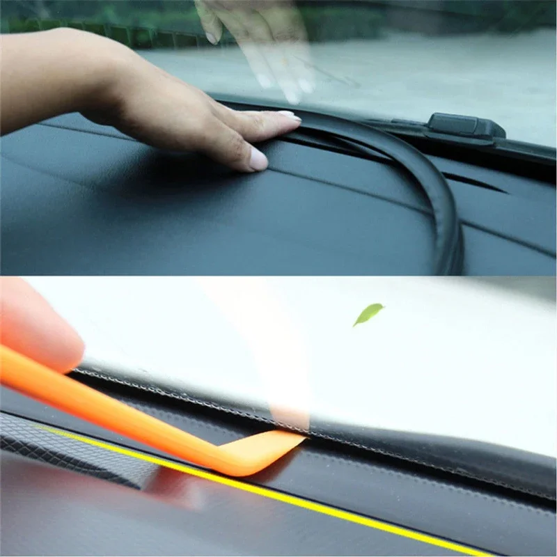 Auto Dashboard Sealing Strips Rubber Seals Sound Insulation Sealing Car Sticker  Universal Automobiles Interior Accessories