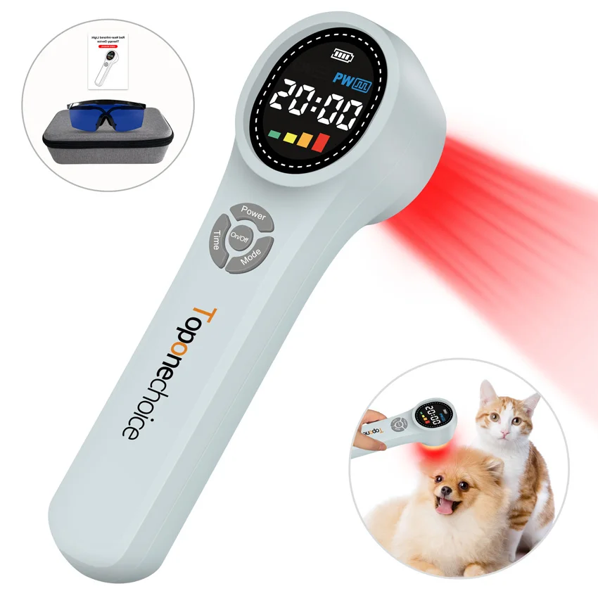 

1760mW 16X660nm+4x810nm+4x980nm Cold Laser NIR Light Therapy Device For Human Pets Pain Relief Wound Healing Health Care