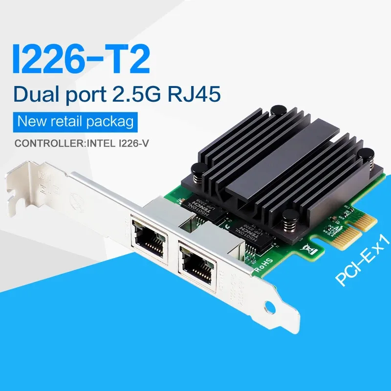 i226-t2-pcie-x1-rj45-tarjeta-de-red-de-doble-puerto-25g-intel-i226-v-gigabit-ethernet-100-1000m-2500m-adaptador-lan-de-2-puertos-para-pc