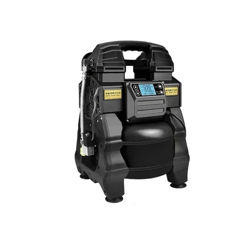 

niceBrushless Frequency Conversion Air Compressor Portable Oil-free Silent Air Pump Woodworking Spray Paint Air Compression Tank