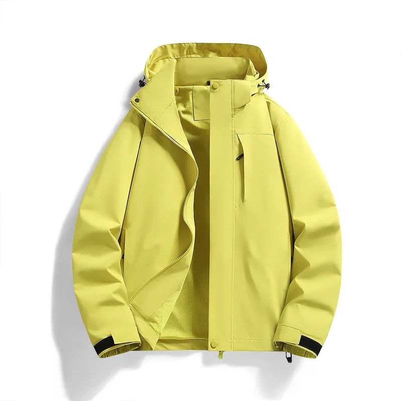 

Spring And Autumn New Solid Color Jacket Outdoor Single-layer Thin Mountaineering Suit Windproof And Breathable Couple Jacket