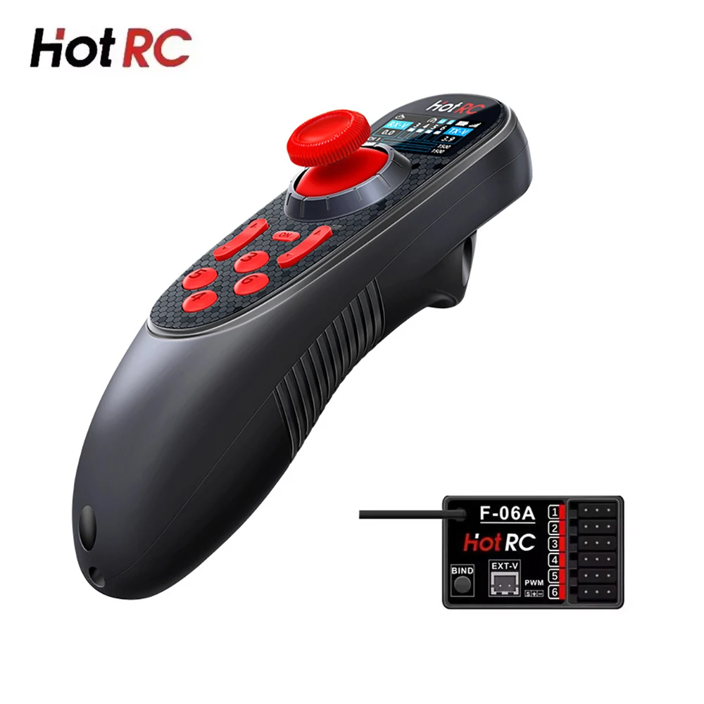 

HOTRC DS-650 DS650 6-канальный 2,4 ГГц радиосистема передатчик пульт дистанционного управления с 6-канальным приемником DS 600 PWM для радиоуправляемой лодки