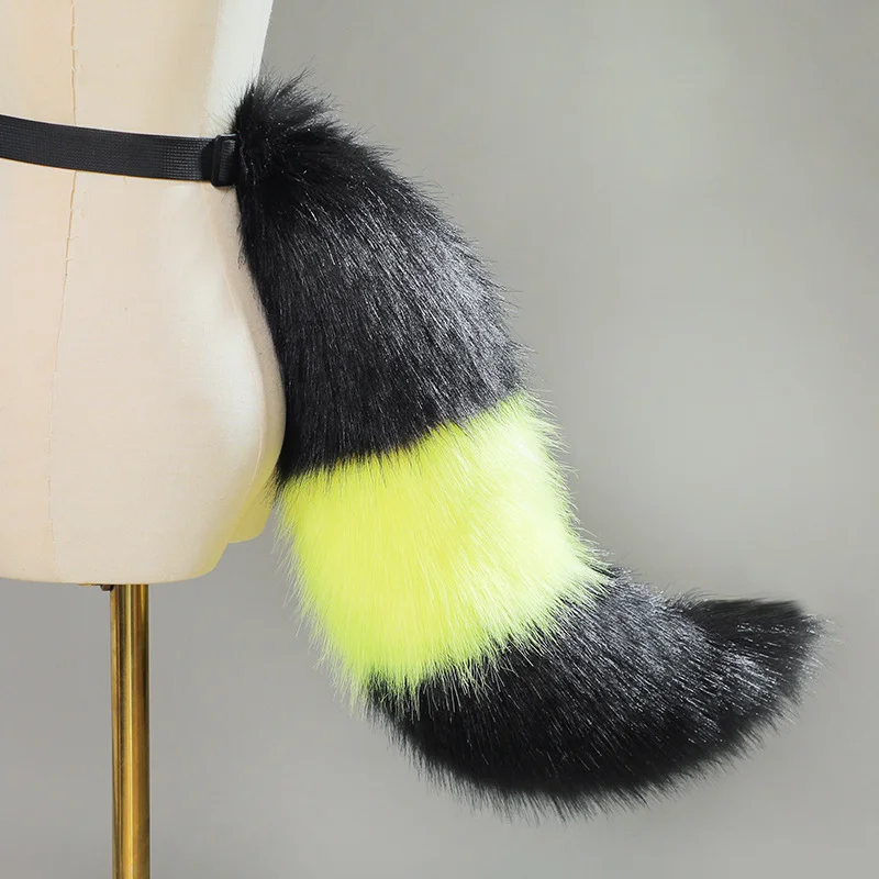 Gra Anime Umbreon Cosplay Dorosły Unisex Uszy Opaska Futrzana Antropomorficzna Nakrycie Głowy Pluszowy Ogon Nakrycie Głowy Halloween Słodkie Rekwizyty