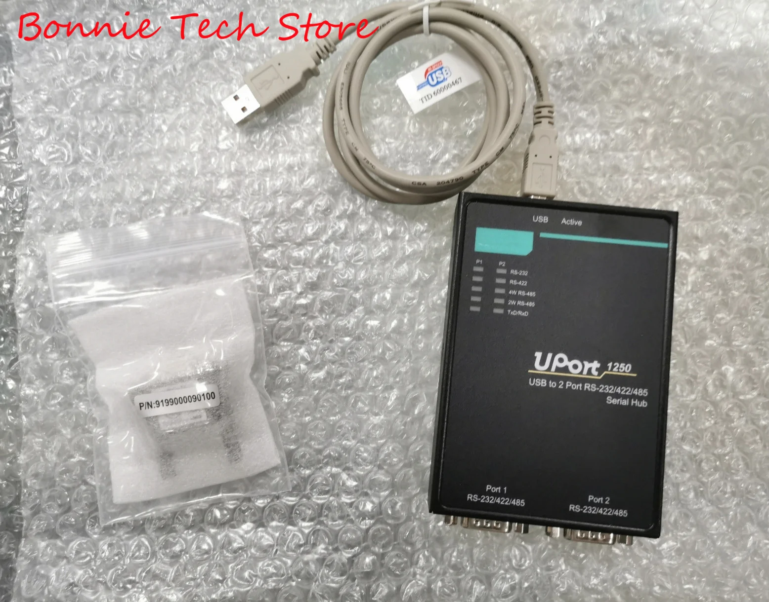 UPort1250 USB to 2-port RS-232/422/485 Serial Hub