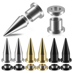 1 Set Surgical Steel 3 in 1 Ear Gauges Ear Taper Tunnel Ear Plug Expander Stretching Screw Kit Ear Studs Piercing Body Jewelry