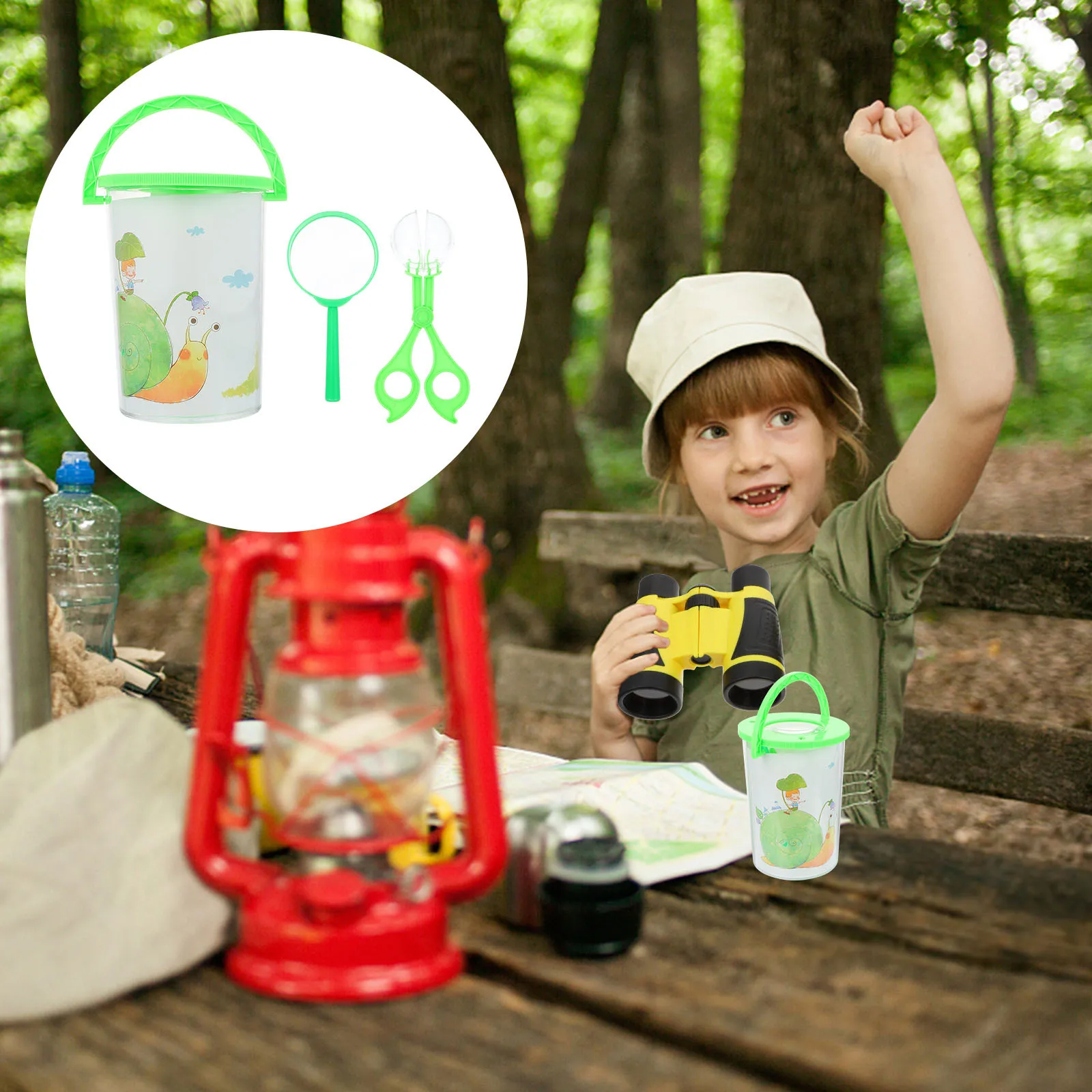 

2pcs 2 Sets 's Insect Viewer Bug Magnifier for Observation Handheld Container