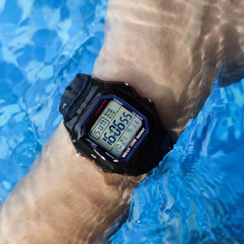 F91w relógios digitais para homens mulheres led relógio de pulso eletrônico à prova dwaterproof água esportes militar relógio feminino relojes