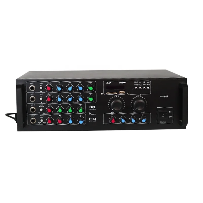 150+150 Watt Speaker System Stereo Digital Karaoke Amplifier