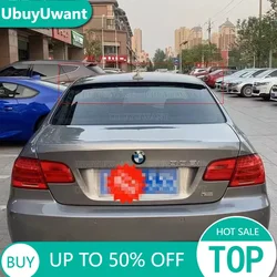 For BMW E92 Series 2 Door Coupe M3 ABS Black / REAL CARBON FIBER Roof Spoiler 2005 - 2012