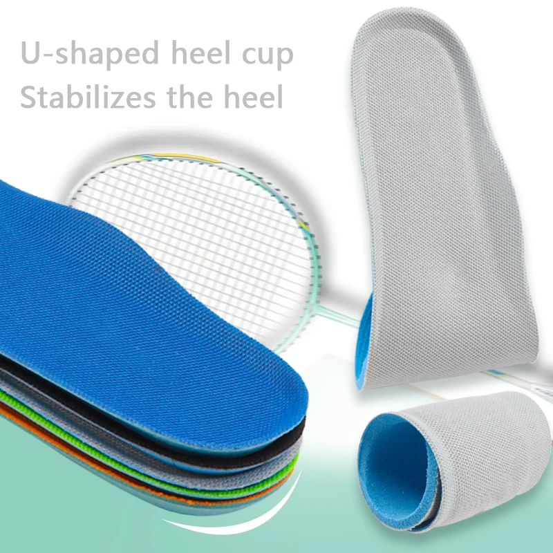 Sports Insoles for Shoes Orthopedic Plantar Fasciitis Shoe Pads Running Accessories Arch Support Flat Foot Pad for Women Men