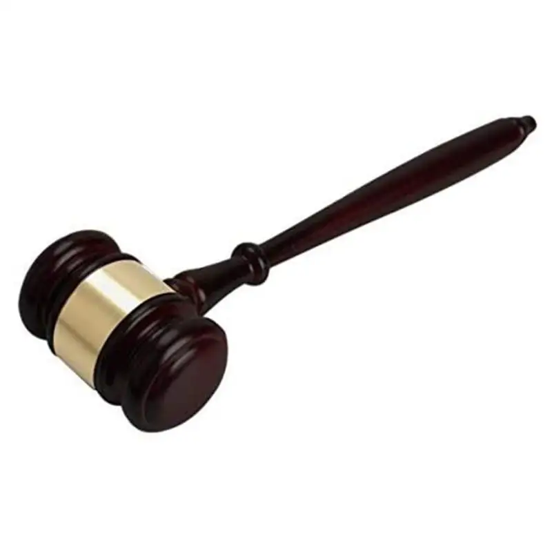 652F Premium Quality Gavel Display Addition to Classroom Conferences Elections Home Decoration Wooden
