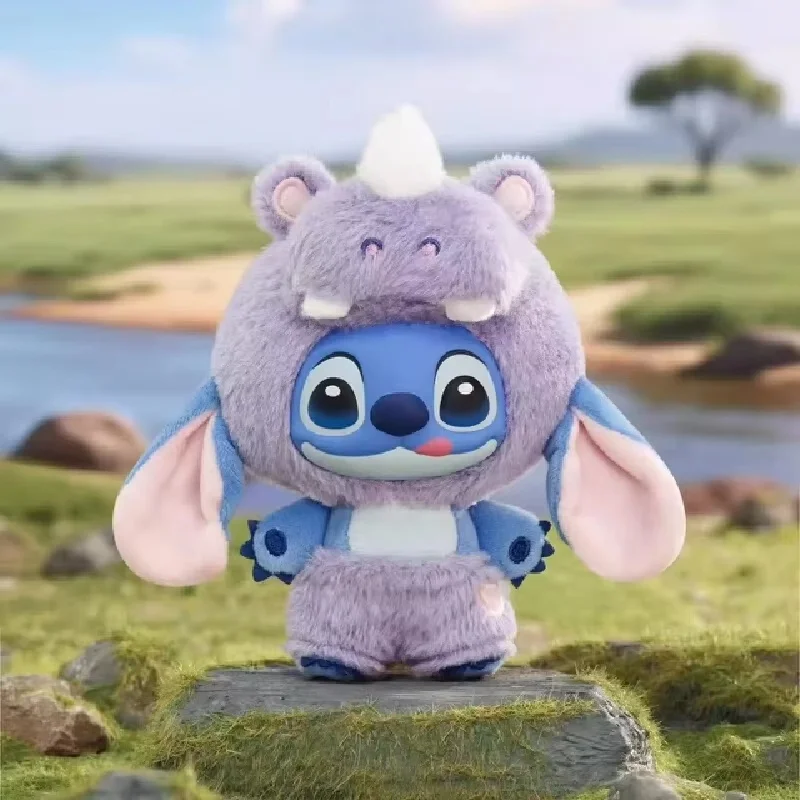 

Stitch Mini Cartoon Blind Box Plush Doll Wild Animal Series Vinyl Collectible Figure Keychain Kids Gift Lilo & Stitch Home Decor