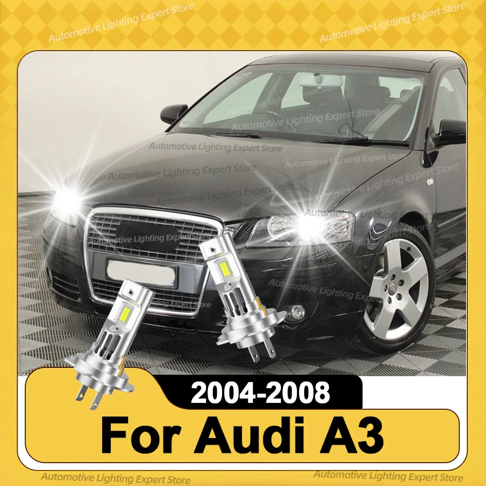 

LED Headlight 30000LM Plug and Play Auto Lamp 6000K With Fan For Audi A3 2004 2005 2006 2007 2008