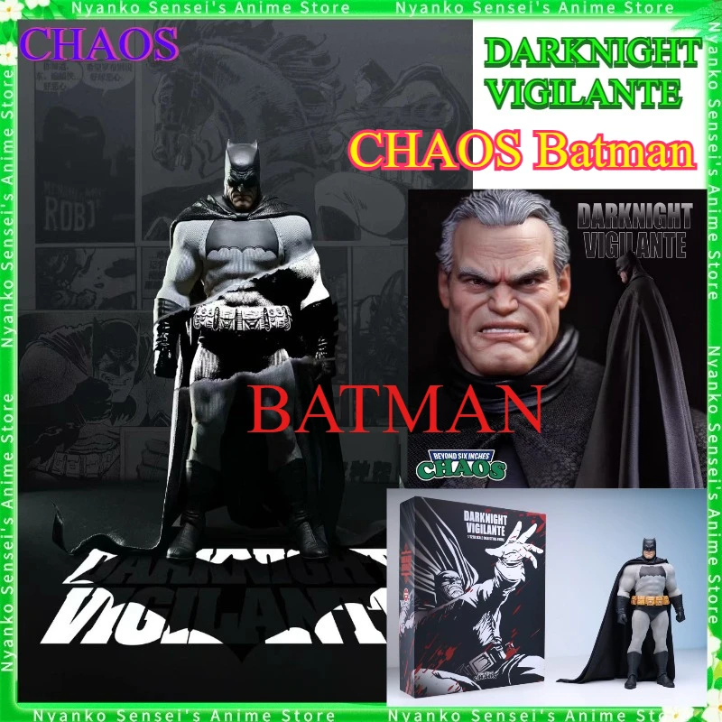 CHAOS 002 Batman DARKNIGHT VIGILANTE El Caballero Oscuro regresa 1/12 soldado figura de acción modelos de Anime muñeca de juguete coleccionable