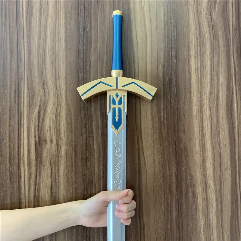80 cm Sabel Overwinning Zwaard Fate Stay Night Zwaard Nasir Wapens Cosplay Prop Model Gift PU Rubber Ongeslepen Speelgoed