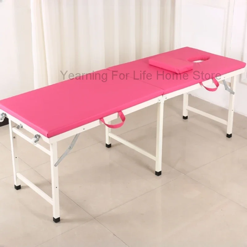 

Medical Portable Massage Beds Lashes Luxury Adjust Beauty Massage Beds Head Spa Medical Kosmetik Liege Salon Furniture ZT50MB