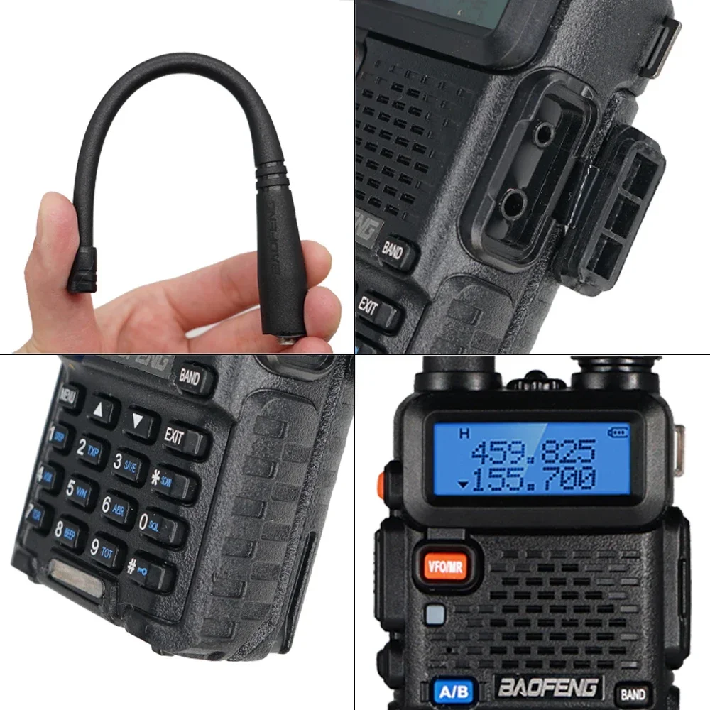 Imagem -02 - Baofeng uv 5r Walkie Talkie Rádio Portátil Ham cb Dual Band Vhf Uhf Transceptor fm Rádio Bidirecional Uv82 Uv9r Plus 5w 8w Pcs Peças 4