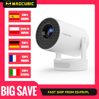 Magcubic HY300 Pro+ 4K Android 11 Portable Projector 8000 Lumens WiFi 6 BT5.4 Outdoor Theater 5W HiFi Speaker 720P HD Supported