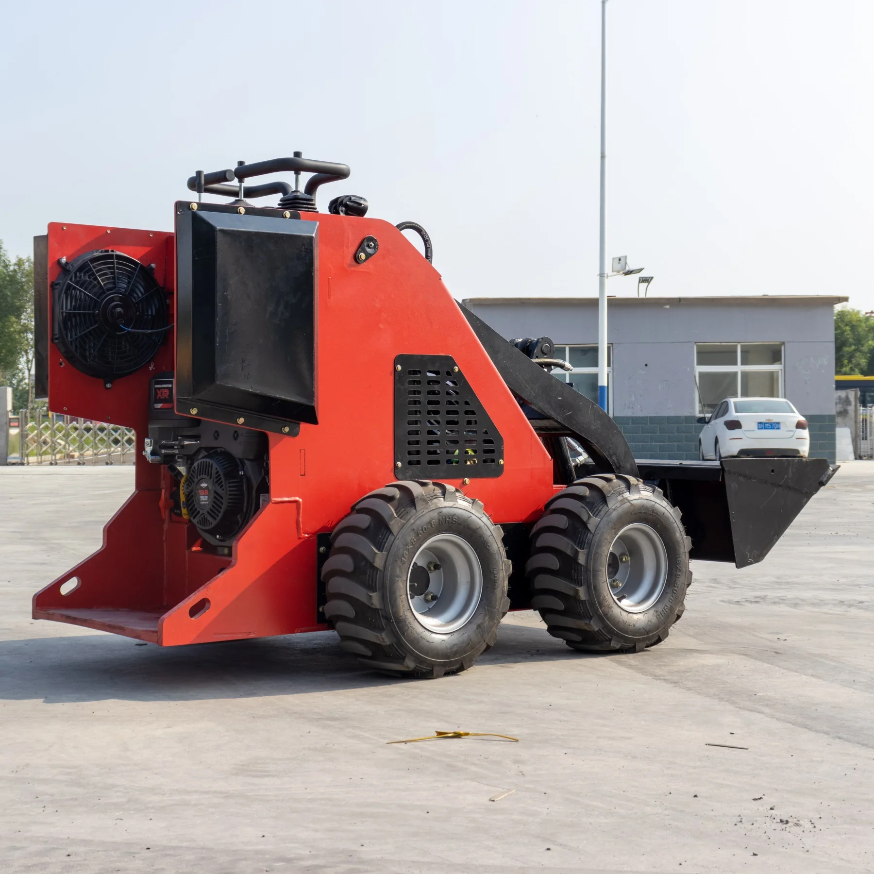 Small Agricultural Skid Steer Loader 23HP Wheel Mini Loader