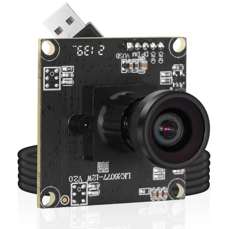 12MP imx577 38mm 2.6mm 120degree Wide Angle USB2.0 Plug Play UVC Camera 1920x1080 High Speed 120fps Mini Camera module 4K