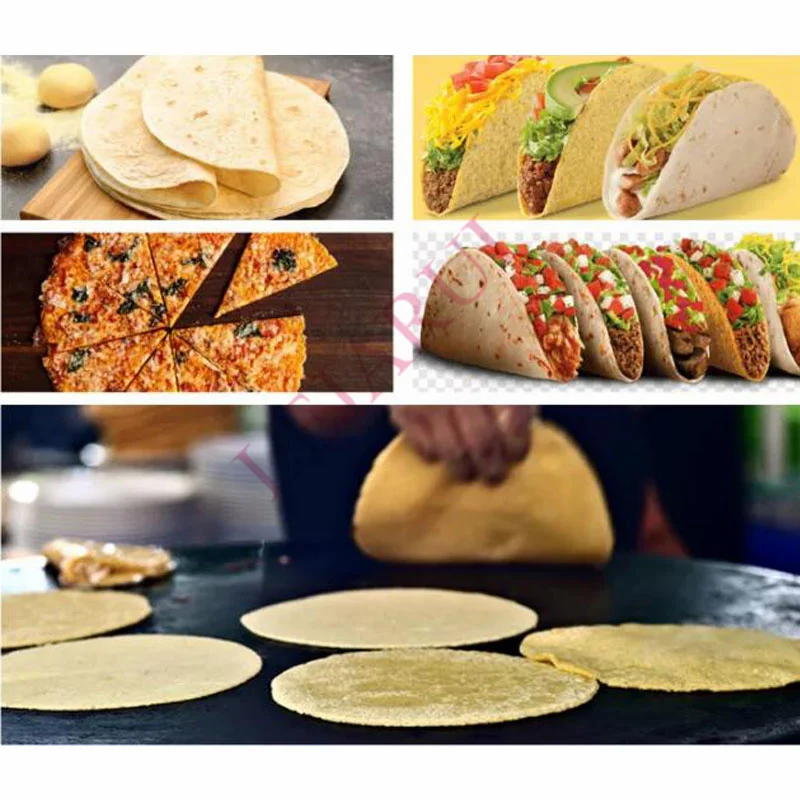 Máquina automática para hacer Tacos, rodillo para tortillas de maíz, comercial, Chapatti