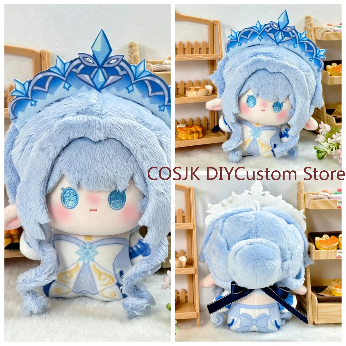 Odette Spessiva Game Genshin Impact Cartoon Q Version Nunu Body Cotton Doll Hanging Pendant Decor Cosplay Keychain Toys Gift