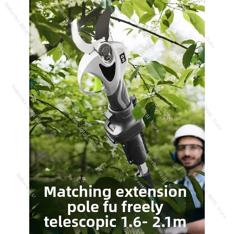 Rechargeable Electric Pruning Shears for Fruit Tree High Branch Lithium Ion Garden Scissors Cordless Cutter