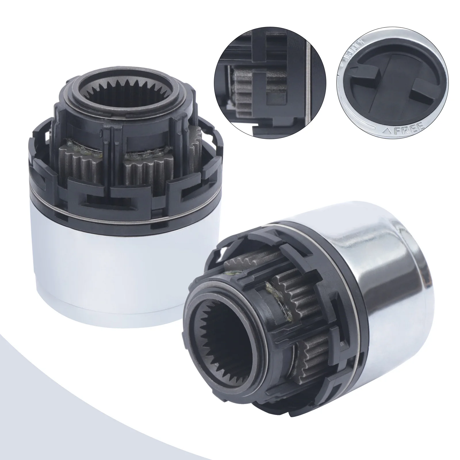 

2PCS Front Manual Locking Hubs, Locking Hubs for 1998-2000 Ford Ranger/2001-2008 Mazda Pickup