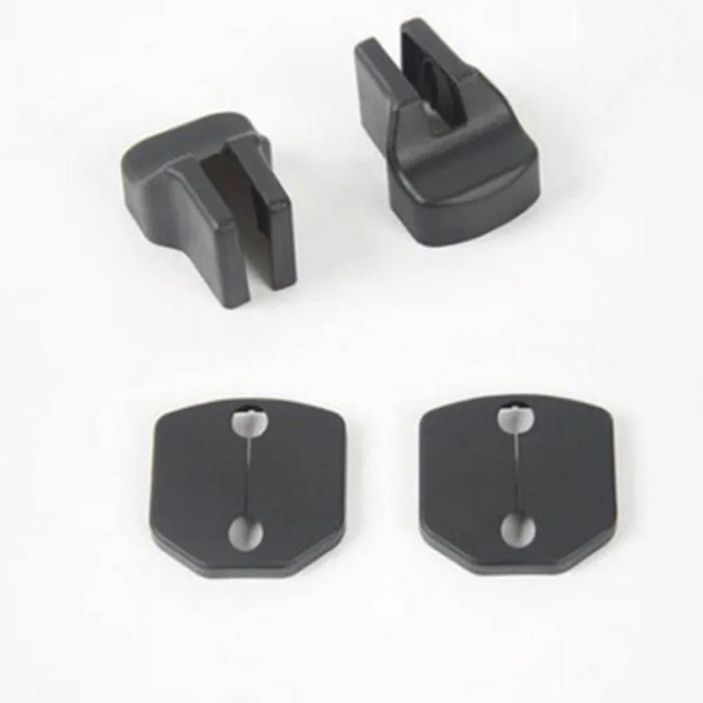 Car Door Lock & Door Stopper Catch Cover Buckle Cover Protector  Arm Checker Protector Guard For Ford Mustang 2015-2021