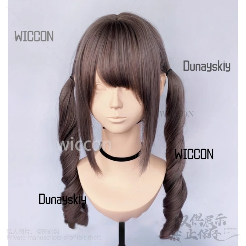 اليابانية جيراي كي الفتيات تأثيري أنيمي Nyashka كوس شعر مستعار اصطناعي لوليتا جميل الحلو Y2K عناقيد حفلة الهالوين كوس JK أغطية الرأس