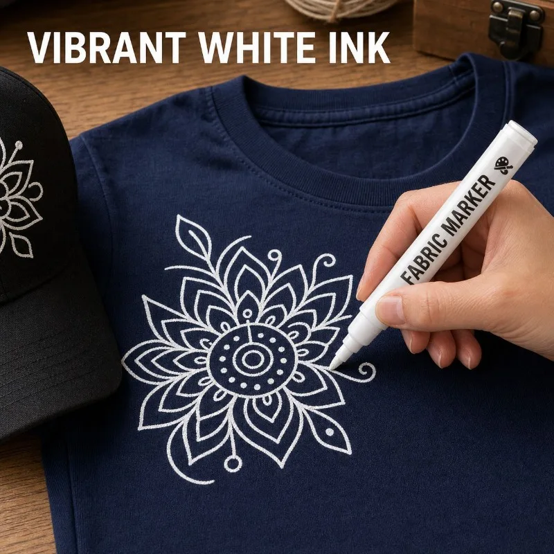 10pcs No Bleed Fabric Paint Marker Permanent Textile Pen DIY Graffiti Clothes Canvas Bag Drawing Signature Pen